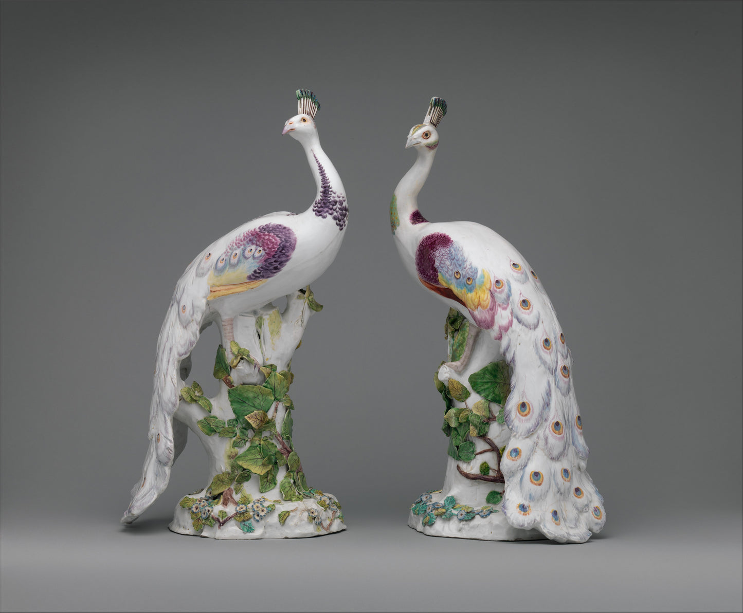 MUGG-089 — Chelsea Porcelain Manufactory, Peacock (one of a pair) (ca. 1755–58)