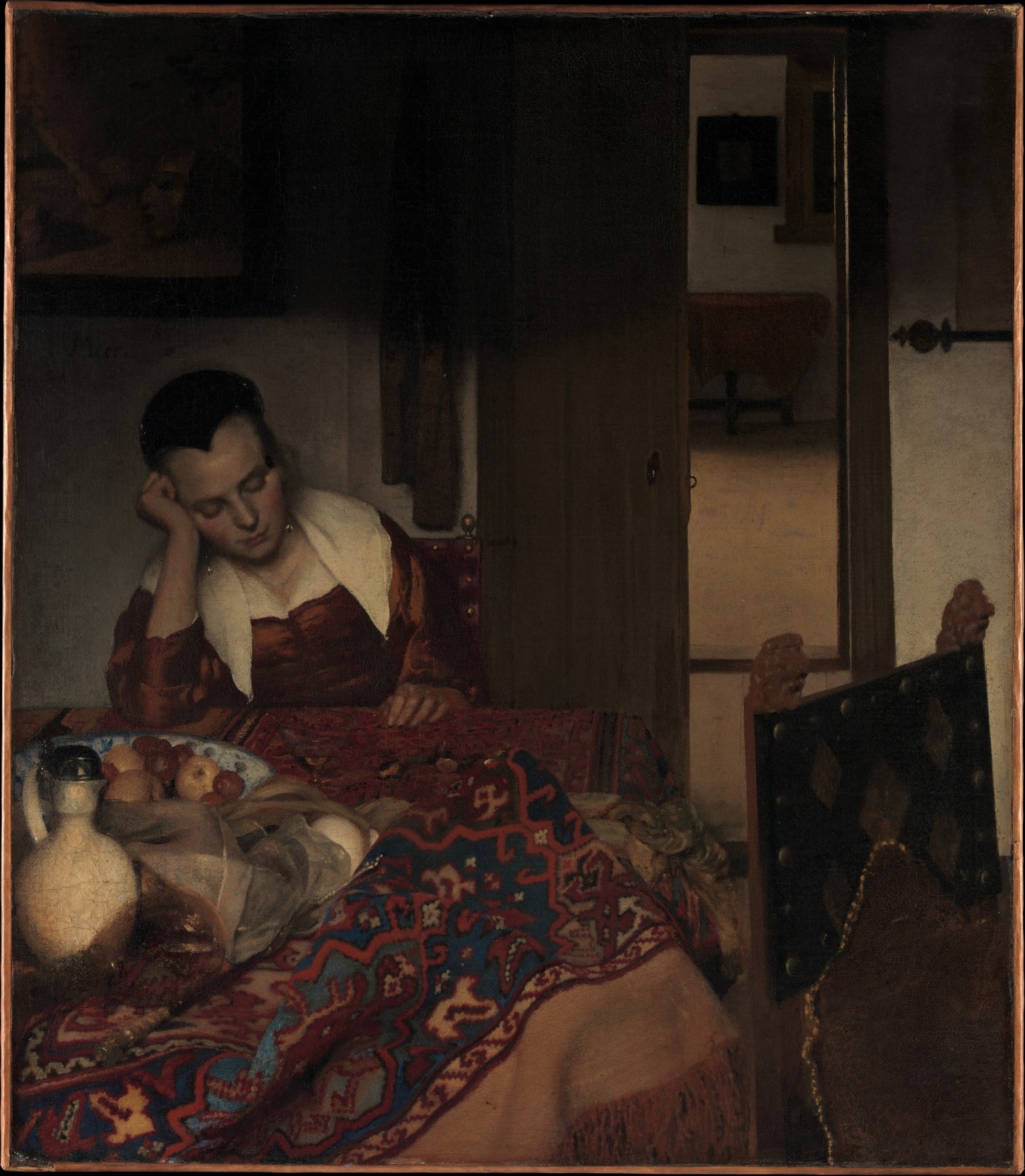 MUGG-092 — Johannes Vermeer, A Maid Asleep (ca. 1656–57)