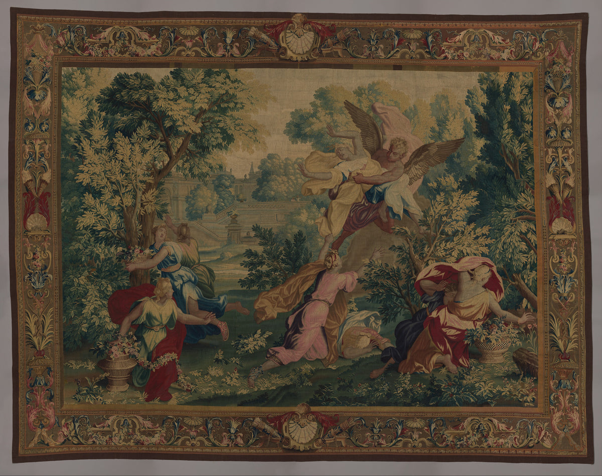 MUGG-118 — René Antoine Houasse, Boreas and Orithyia from a set of scenes from Ovid's Metamorphoses (designed ca. 1690, woven before 1730)