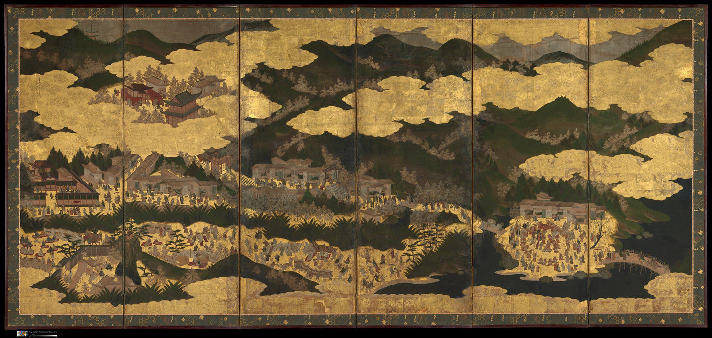MUGG-110 — , Cherry Blossom Viewing at Itsukushima and Yoshino (first half 17th century)