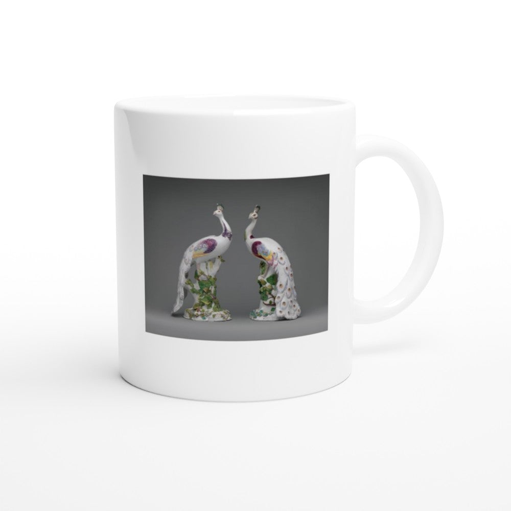 MUGG-089 — Chelsea Porcelain Manufactory, Peacock (one of a pair) (ca. 1755–58)